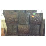 Two home decor wall art pieces 24x24