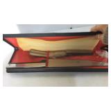 Carving set with knife and fork