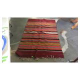 Multi color throw rug 44x73