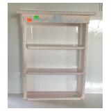 Painted wall shelf 20x24x5