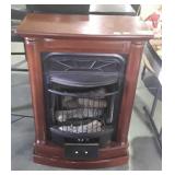 Gas fire place, seller code LY, measures 26
