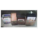 Photo frames and small framed prints, 3 boxes of