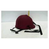 Equestrian riding helmet with cover, size SM