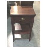 Side stand with single drawer 16x12x29