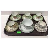 Teacups and saucers