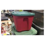 Tote with lid 18gal