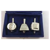 Three Jewish dreidels