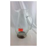 Pitcher with Sterling base