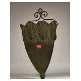 Metal wall pocket  approximately 13 x 26"