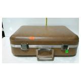 Vintage hardside suitcase, 20 x 15 x 7
