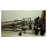 Seven metal tiki torches. Nice and heavy stakes.
