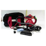 Scunci steamer with attachments and carry bag