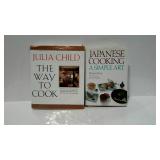 Two hardback books. Cooking related.