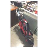 Golf clubs with bag