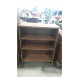Wooden book shelf, measures 29 inches long, by 12