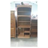 Shelving unit, measures 31 inches long, by 19