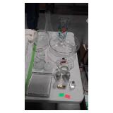 Group lot of glassware