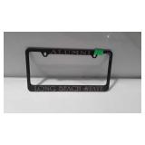 Alumni Long Beach State black license plate cover