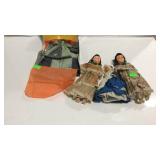 Doll Lot, three early doll babies, and set of