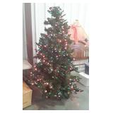 7.5 foot light up Christmas tree