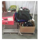 Skid lot of misc house hold