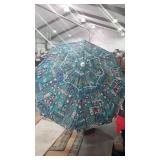 Colorful beach umbrella matches lot 1697