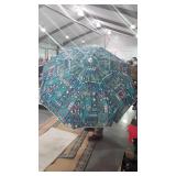 Colorful beach umbrella matches lot 1696