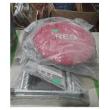 Red Fitness system exerciser stool new in package