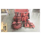 Tote of life preservers - four total - code LY