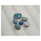6 Opal Doublet (October Birthstone) (7x5mm) (G50)