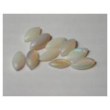 10 Genuine Opals (October Birthstone) (App. Wt