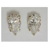 10kt Yellow Gold Cubic Zirconia  Earrings
