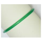 Green Agate  Endless Bangle