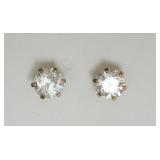 Sterling Silver Cubic Zirconia Earrings