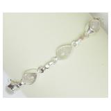 Sterling Silver Moonstone Bracelet