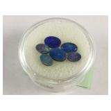 6 Opal (October Birthstone) Doublet Gemstones