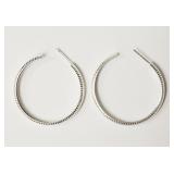 Sterling Silver Hoop Earrings