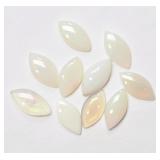 10 Genuine Marquise Cut Opals (October