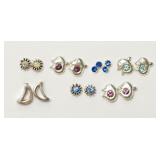 7 Assorted Sterling Silver Earrings