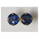 14KT Yellow Gold Sapphire (September Birthstone)
