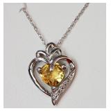 Sterling Silver Natural Citrine (November