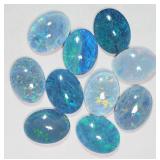 10 Opal (October Birthstone) Triplet Gemstones