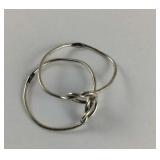 Double Ring Knotted Ring
