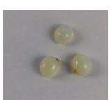 3 Oval Cut Loose Opal Stones Approx 3 CTW