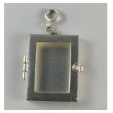 Rectangular Silver Locket Pendant