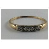 14 K Yellow Gold Ring Size 8.25 1 Grams