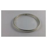Sterling Silver Bangle Bracelet Marked MEXICO