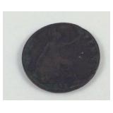 1898 1 Pence Coin w/ Toning