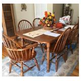 Nice table and chairs set, come with six chairs,