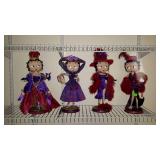 Betty Boop, Red Hat Society dolls - lot of four,